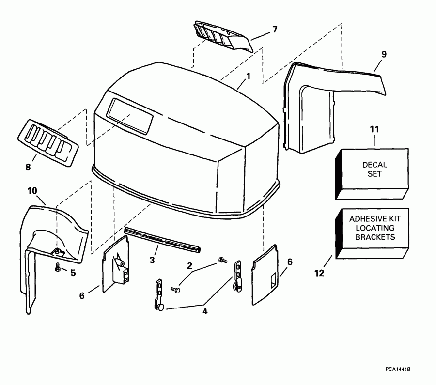 �������� ����� Evinrude E105WELEEN 1999  - 105wp Models /  105wp Models