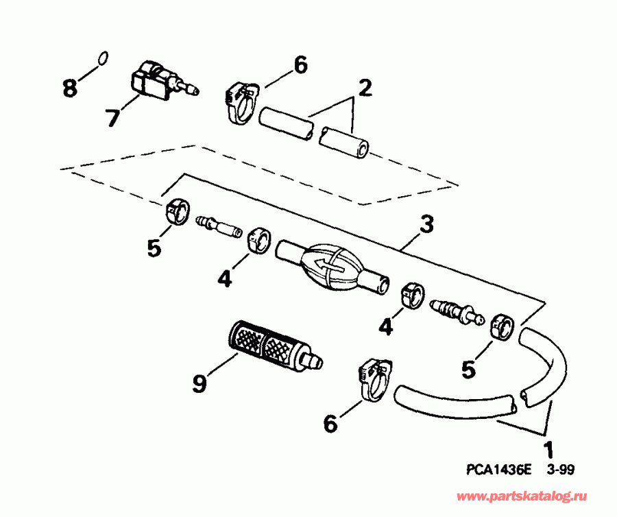 ��������� EVINRUDE E105WELEEN 1999  - se & ������ / se & Filter