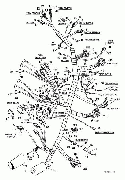 ��������� ����� ������� E150FCXEEO 1999  - tor Cable Assembly