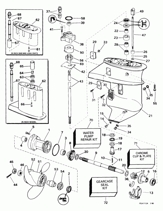 �������� ��������� ����� EVINRUDE E15RBL4EEB 1999  - arcase - arcase