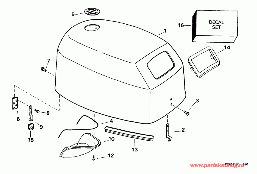 ����� Evinrude E15RL4EEB 1999  - gine ������