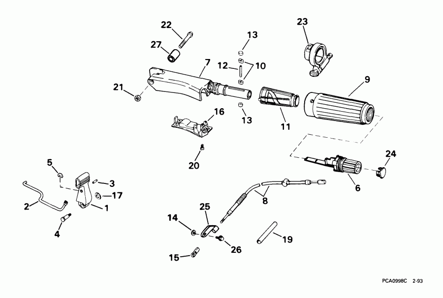 ��������� ����� ������� E15WRLEES 1999  - ee������ & ������������� Handle - eering & Shift Handle