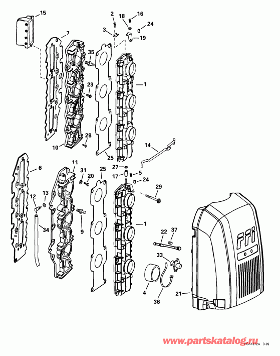 ��������� ������� E175FPLEEO 1999  - take Manifold / take ���������