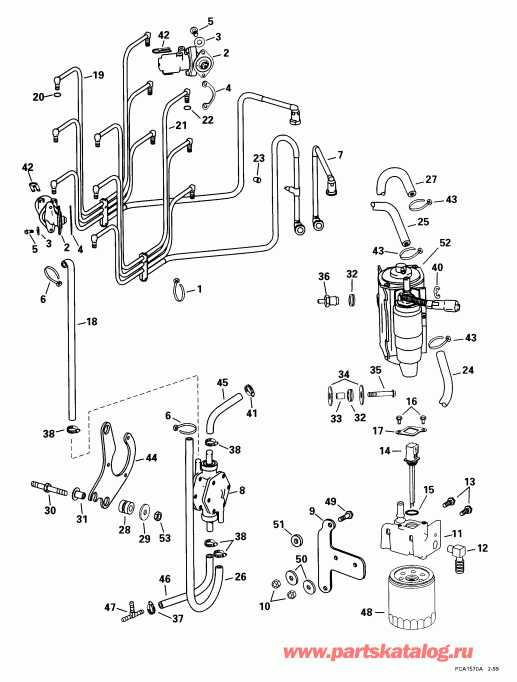 ��������� EVINRUDE E200FPXEEN 1999  - el Components - el Components