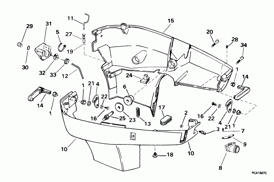 ��������� ����� ������� E200FPXEEN 1999  - wer ������ ��������� (�����) - wer Engine Cover