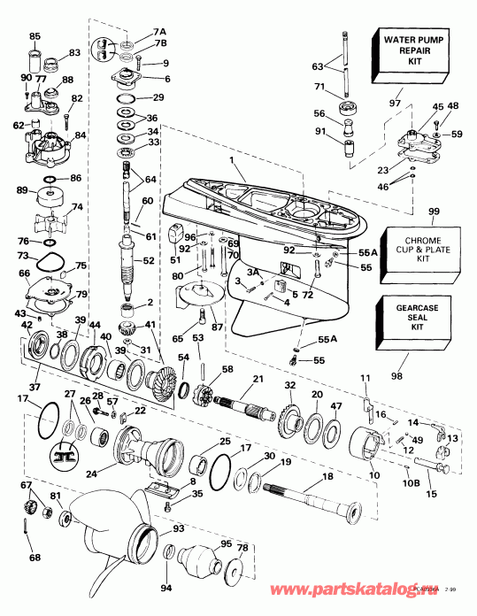 ��������� �������� ����� ������� E200FSLEEN 1999  -  Counter-rotation -- Fcx, Fcz Models