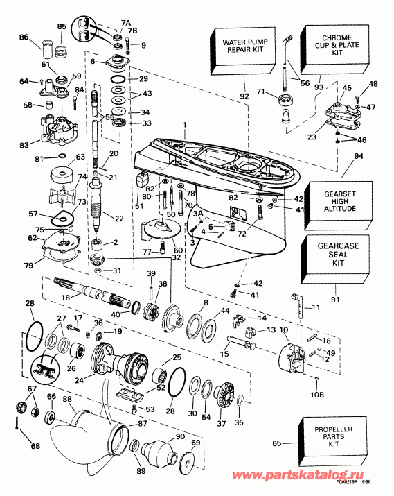  Evinrude E200WPXEES 1999  - arcase