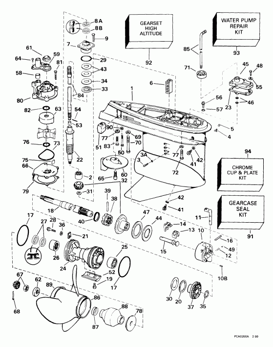 �������� ����� ������� E225FCXEEN 1999  -  Standard Rotation -- Fpl, Fsl Models - �������� Rotation -- Fpl, Fsl Models