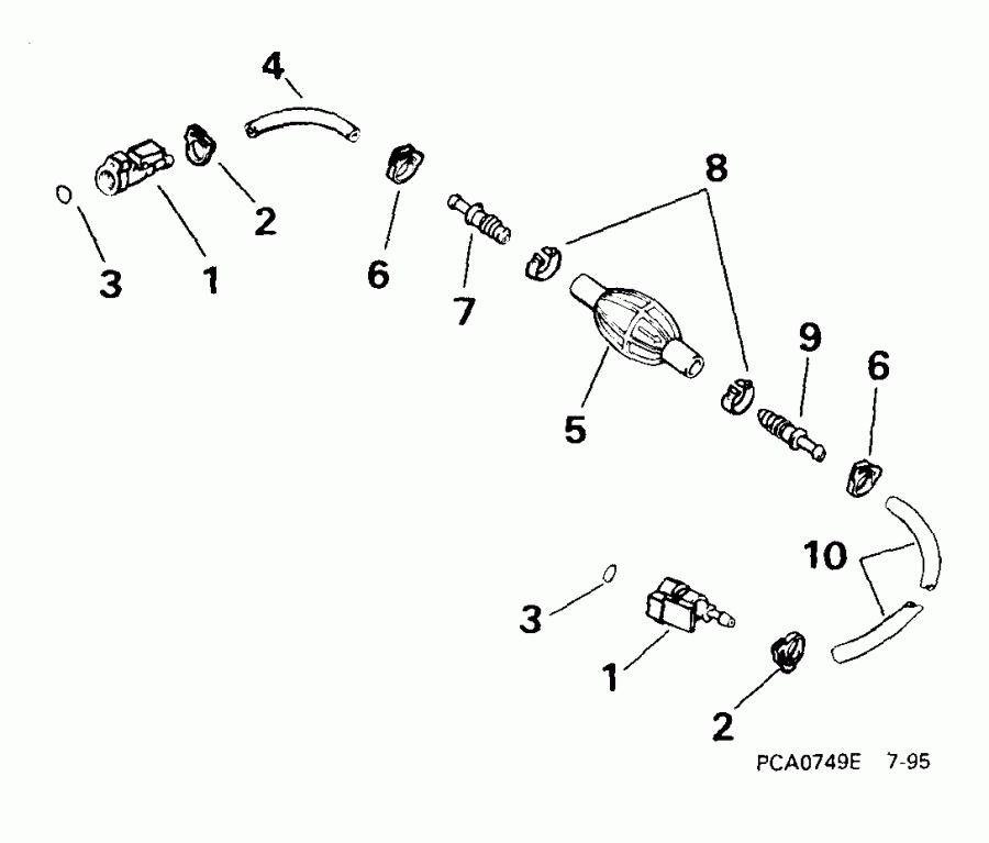 ��������� �������� ����� ������� E25WREES 1999  - 5 / 16 ���� I.d. /  5/16 In. I.d.