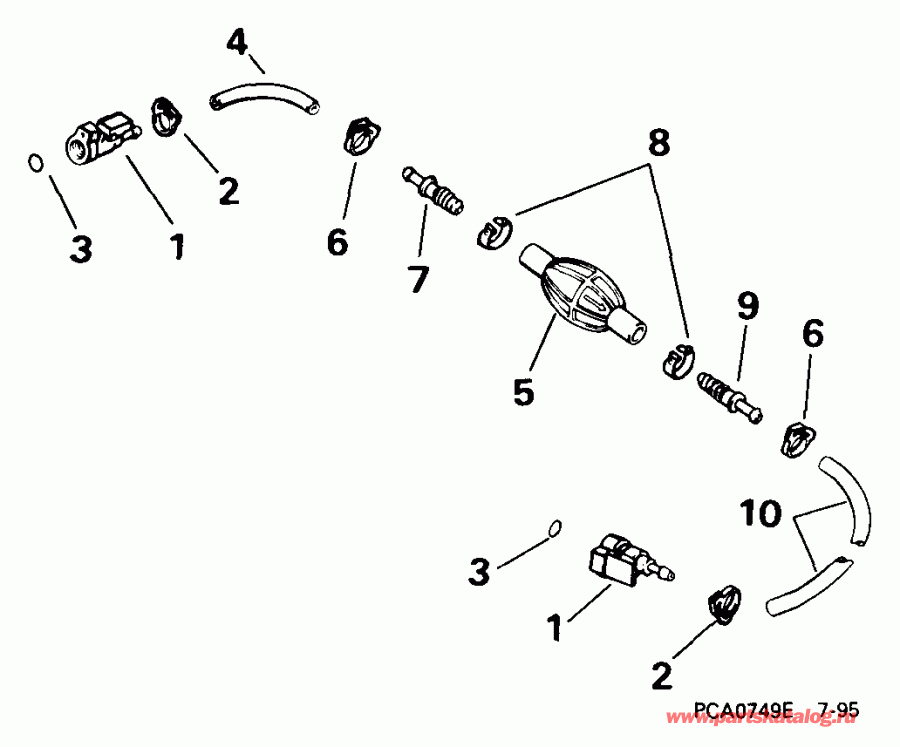 ������� E40WRLEES 1999  -  5/16 In. I.d. - 5 / 16 ���� I.d.