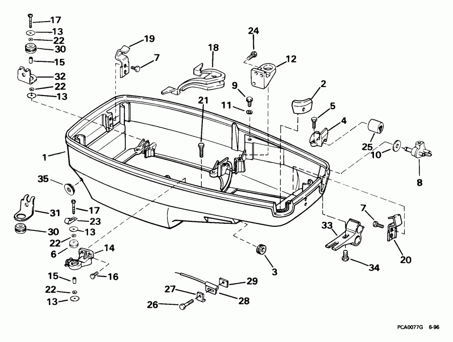 ��������� ����� Evinrude E40WRYEES 1999  - wer ������ ��������� (�����)