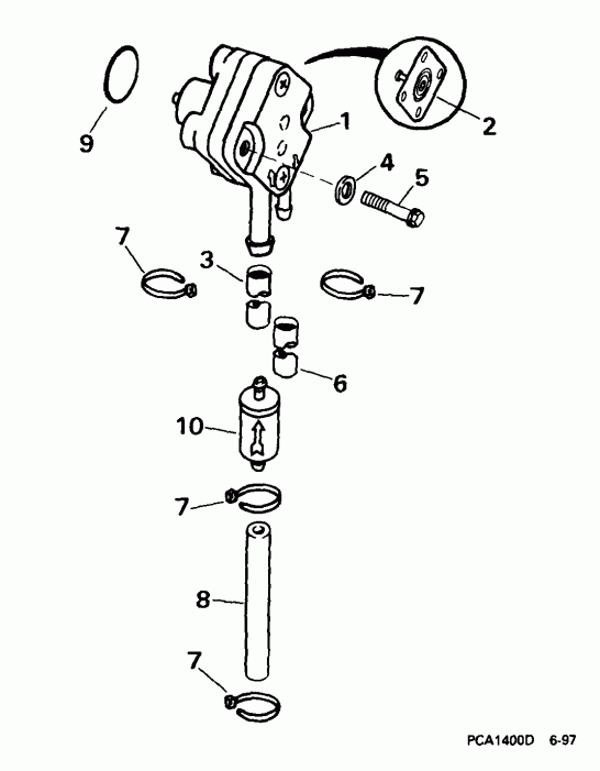 ��������� EVINRUDE E5R4EEM 1999  - el ����� - el Pump