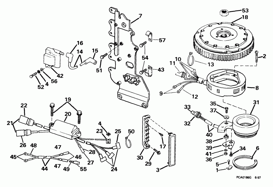 ��������� Evinrude E65WRLEEO 1999  - nition System
