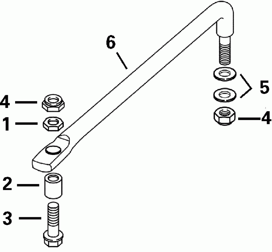 ��������� �������� ����� ������� BE35KSSB 3 Cyl, Rope Start, Tiller, 15 I  - ee������ ����������� Kit 1