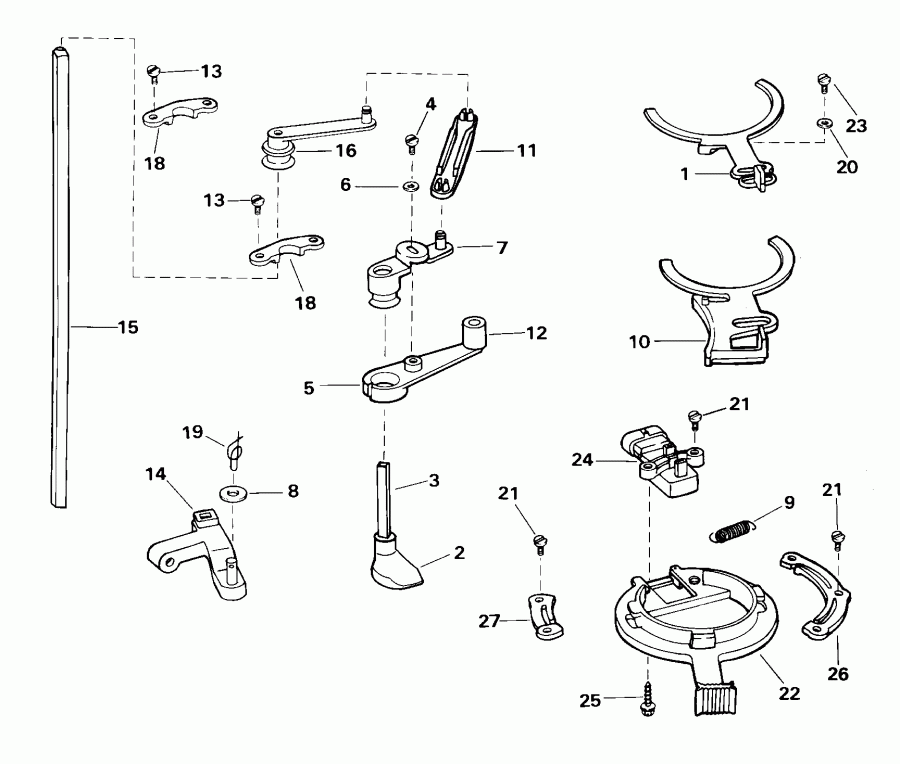 ��������� ����� ������� E105WPLSSC Commercial, Elec. Start, TNT,  - rottle Linkage / rottle ��������� ��������