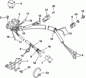 ���������������� ��������� ������� ��������� (Power Trim/tilt Electrical)