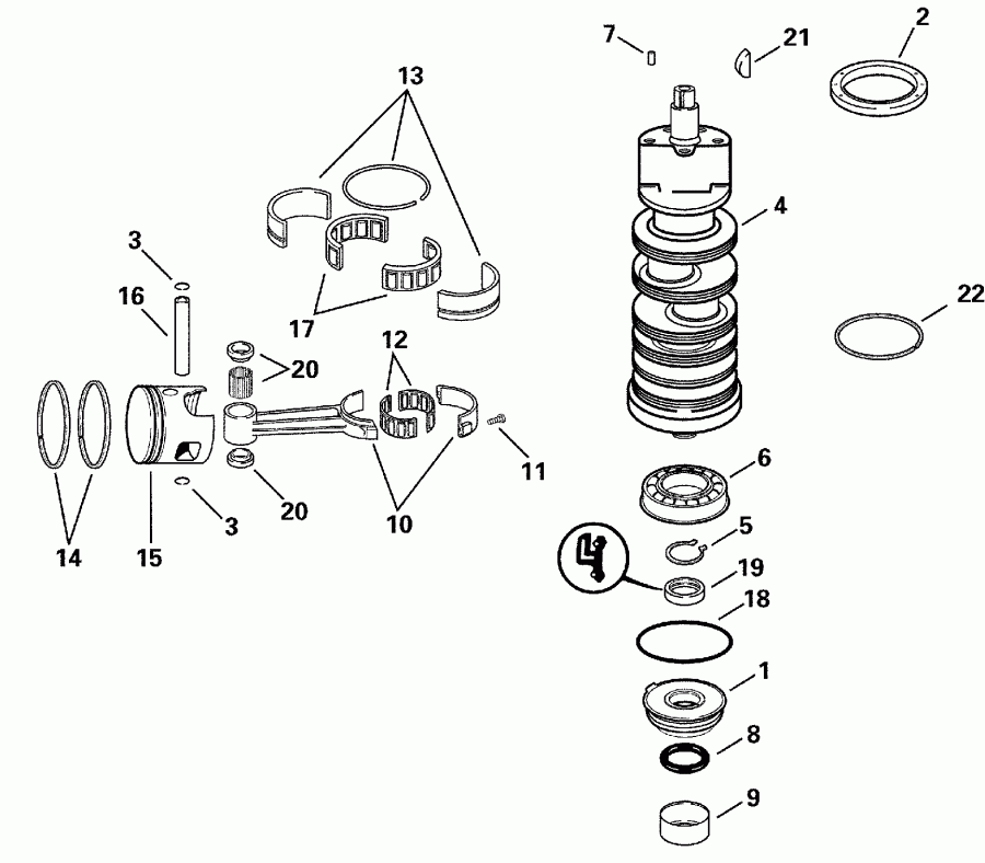 ��������� ����� Evinrude E105WPLSSC Commercial, Elec. Start, TNT,  - ank��� & �������