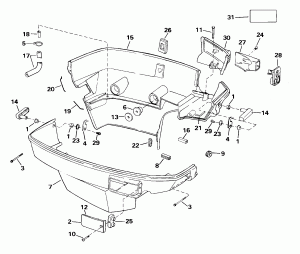 ������ ������ ��������� (Lower Engine Cover)