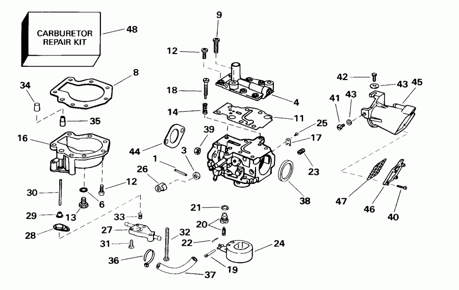 ��������� ��������� Evinrude E15RVL4SSS 4-Stroke, Rope Start, Tiller,  - 5 Hp / 5 Hp