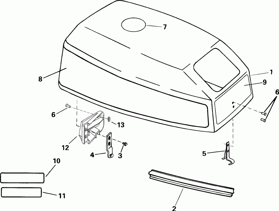 �������� ��������� ����� EVINRUDE E15WRLSSC Commercial, Rope Start, Tiller  - Evinrude - Evinrude