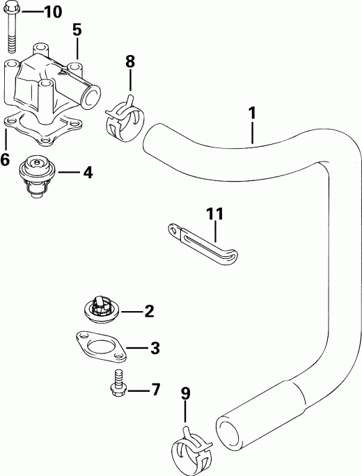 �������� ��������� ����� EVINRUDE E30EL4SSS 4-Stroke, Elec. Start, 20 IN.   - ermostat
