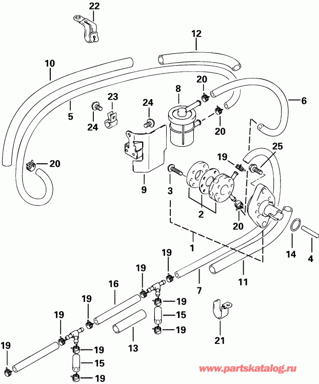 ��������� ��������� Evinrude E30PL4SSS 4-Stroke, Elec. Start, TNT, 20  - el Pump - el �����
