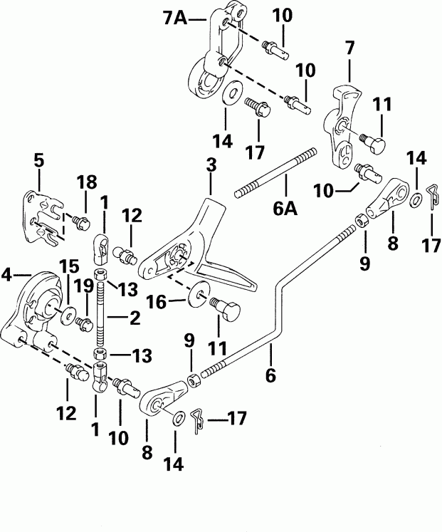 EVINRUDE E30R4SSS 4-Stroke, Rope Start, Tiller, 1  - rottle ����������