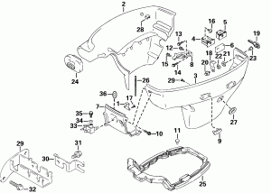 ������ ������ ��������� (Lower Engine Cover)