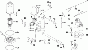 ���������������� ��������� ������� Hydraulic (Power Trim/tilt Hydraulic)
