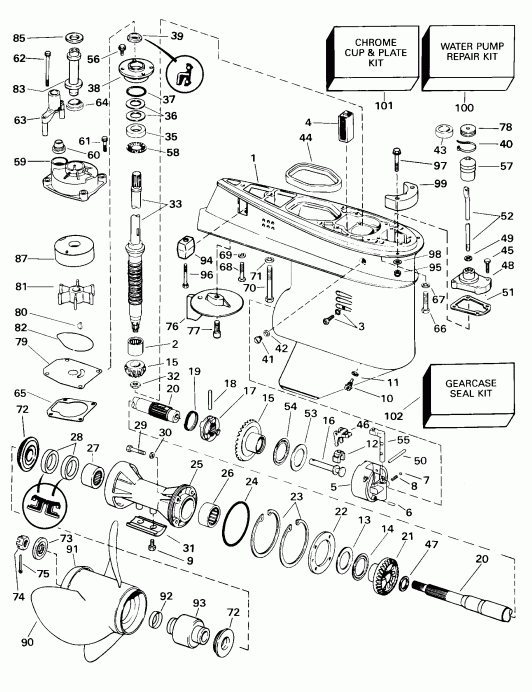 ����� Evinrude E40WRSSC Commercial, Rope Start, Tiller,  - arcase - arcase