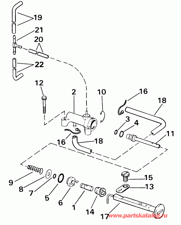 ��������� ������� E40WRYSSC Commercial, Rope Start, Tiller  - imer System