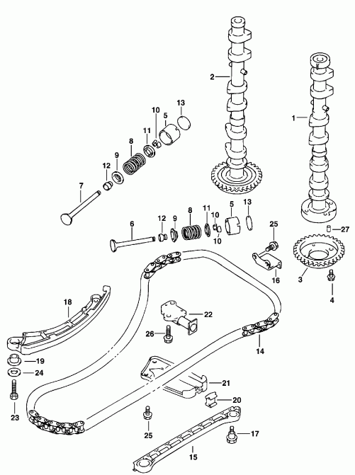  ������� E50PL4SSC 4-Stroke, Elec Start, TNT, 20   - m��� & Timing / mshaft & Timing