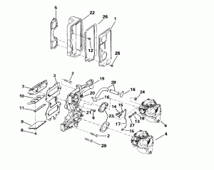 �������� ��������� � Air ��������� (Intake Manifold And Air Silencer)