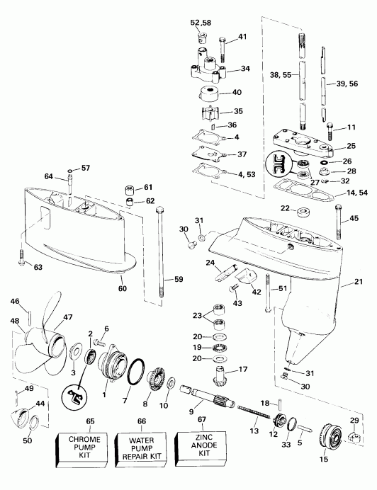 �������� ��������� ����� ������� E5R4SSB 4-Stroke, Rope Start, Tiller, 15  - arcase