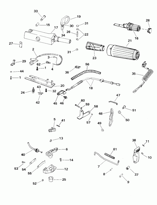 ��������� Evinrude E6R4SSB 4-Stroke, Rope Start, Tiller, 15  - ee������ Handle - eering Handle
