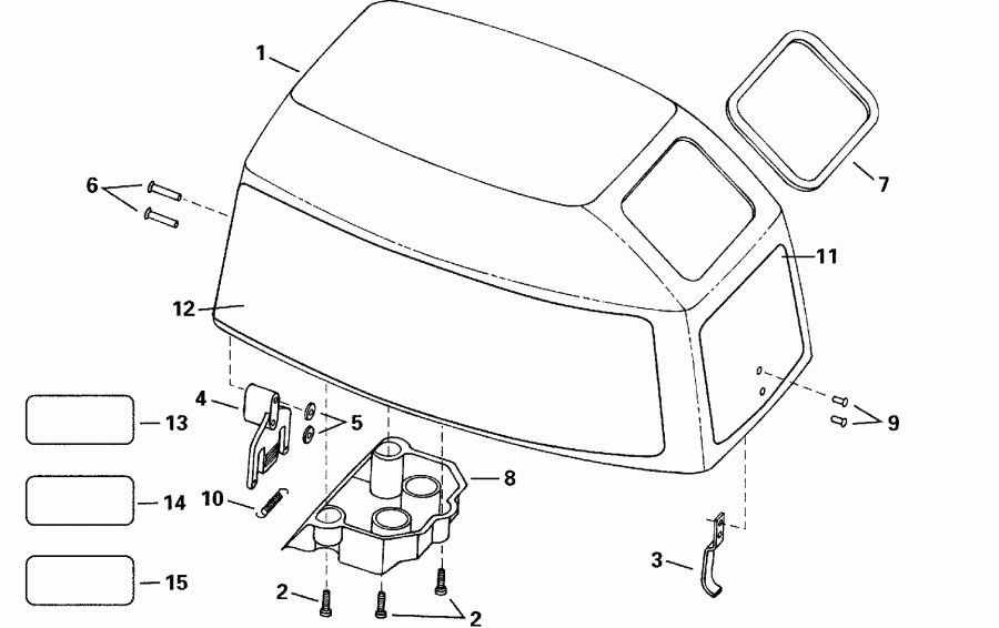 ��������� ��������� EVINRUDE E8WRSSC Commercial, Rope Start, Tiller,   - Evinrude