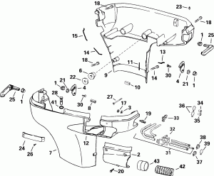 ������ ������ ��������� (Lower Engine Cover)
