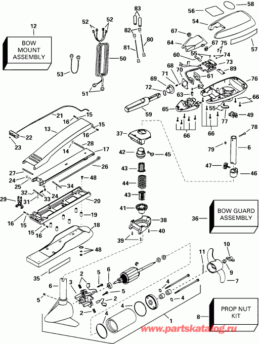 �������� ����� ������� P/N 773163 SeaQuest 36HP 2000  - truder 54hp / truder 54hp