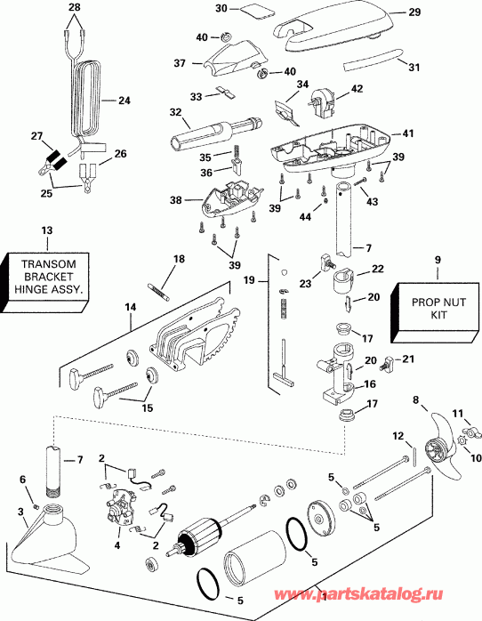 ����� Evinrude P/N 773166 Intruder 74FP 2000  - out 40 H - out 40 H