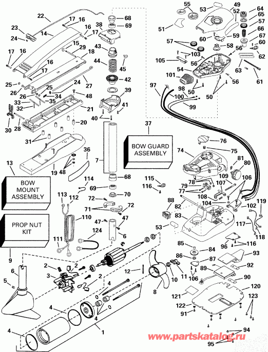 ����� Evinrude P/N 773169 Intruder 36F 2000  - truder 54 Fp - truder 54 Fp