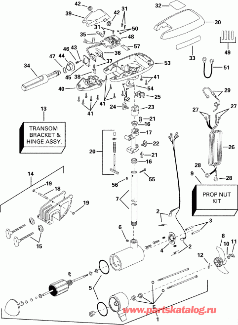  EVINRUDE P/N 773171 Intruder 44F* 2000  - aquest 70 H