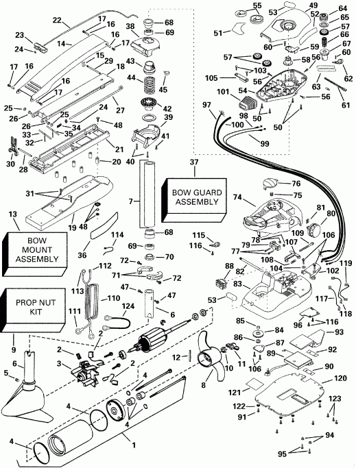 ��������� Evinrude P/N 773177 EFC 54F 2000  - truder 54 Fpl / truder 54 Fpl