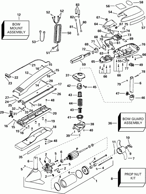 ��������� ��������� Evinrude P/N 773177 EFC 54F 2000  - truder 54hp - truder 54hp