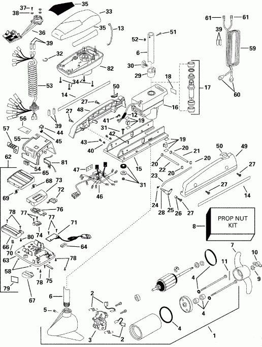 ��������� ����� Evinrude P/N 775191 Intruder 44F* 2000  - c 42 F - c 42 F