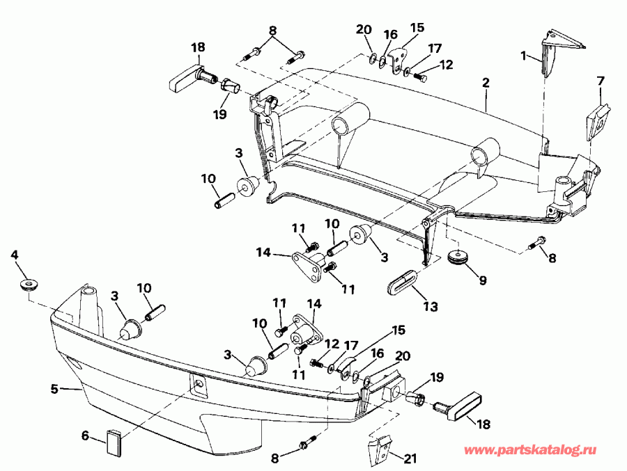��������� ����� EVINRUDE E150CXESB 1990  - Johnson-175stl / ve175sl Only - Johnson-175stl/ve175sl Only