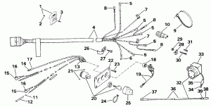 Wi������ Kit - Dual ��������� 225cx (Wiring Kit - Dual Engine 225cx)