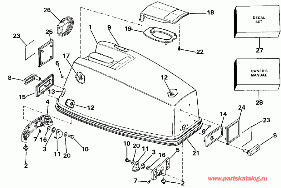 �������� ����� EVINRUDE E225TLESS 1990  - Evinrude - 185 - Evinrude - 185