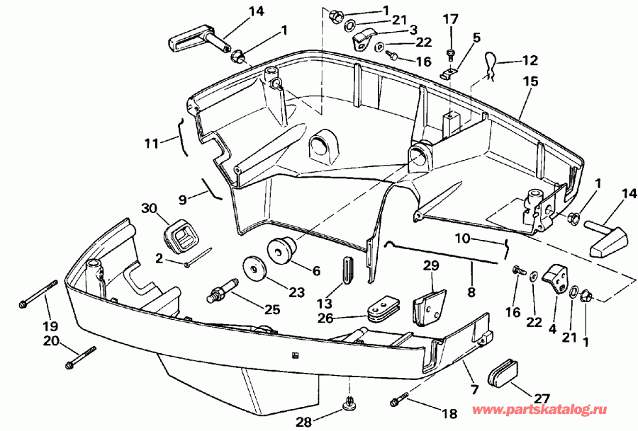 ����� ������� E225TXESS 1990  - wer Engine Cover - wer ������ ��������� (�����)
