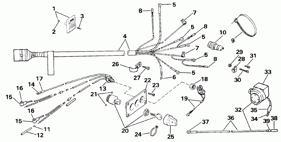 ��������� �������� ����� ������� E225TXESS 1990  - Dual ��������� 225cx - Dual Engine 225cx