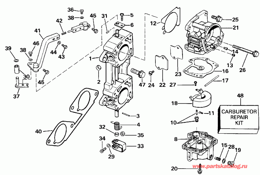 ��������� ��������� ������� E300PLESB 1990  - rburetor / rburetor